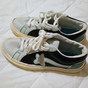 Golf Le Fleur White and Black Sneakers Retro-Inspired Design